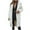 White, variant on Fesfesfes Coat for Womens Ladies Warm Faux Furry Coat Jacket Winter Solid Turn Down Collar Outerwear