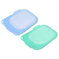 thumbnail image 1 of Reutilizables Silicona Alimentos Almacenamiento Bolsas 2uds, Silicona Alimentos Bolsas Congelador Bolsas Refrigerador Fresco Bolsas para Comida-Verde+Azul (Pequeño), 1 of 5