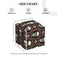 thumbnail image 3 of Kdxio Skulls And Red Eyeballs Print Tissue Box Cover,Square Decorative PU Leather Facial Paper Case Organizer Holder Dispenser for Bathroom,Night Stands,Desk,Car 5.2''X5.2''X5.2'', 3 of 6