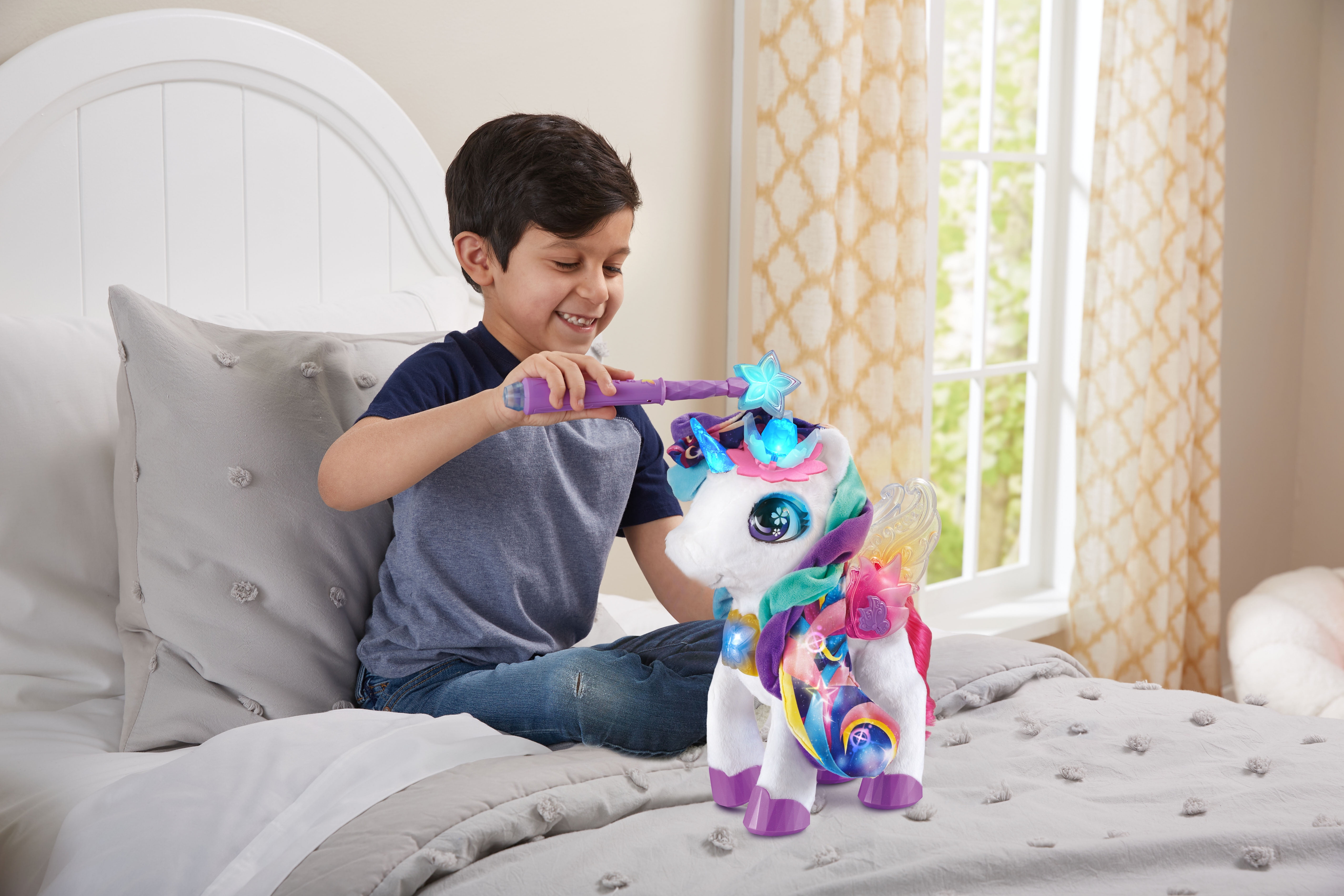 Vtech colourful cuddles unicorn