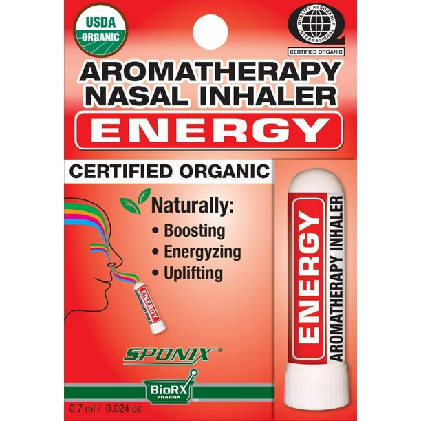 Nasal Inhaler Aromatherapy Energy Made with 100 Pure Therapeutic Grade
