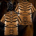 thumbnail image 3 of Camisa hawaiana personalizada con diseños geniales a la moda para hombres, blusas casuales de verano con estampado 3D de tigre, de manga corta, para playa, estilo Harajuku para niños, 3 of 5