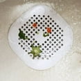 thumbnail image 5 of Zhaomeidaxi 2Pcs Shower Drain Cover,Square Silicone Anti-Clogging Filter Floor Sink Strainer for Kitchen Bathroom Drain, Hair Catcher Flat Silicone Stopper with Suction Cups, 5 of 8