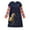 Navy, variant on HomeGardon Girls Dress,Toddler Dress for Girls Girls Dresses Casual Spring Fall Winter Cotton Long Sleeves Netting Tshirt Dress Clothes,4Y-8Y