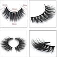 thumbnail image 2 of False Eyelashes, 5 Pairs 3D Natural Fluffy Fake Lashes, Hand-made Dramatic Thick Crossed Cluster Fake Eye Lashes,Reusable Soft Long Lashes Pack for Makeup, 2 of 6