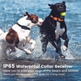 thumbnail image 3 of Collar de choque para perros con control remoto, collar eléctrico de entrenamiento para perros, recargable a prueba de agua, collar de choque para perros de 3150 pies con luz LED, pitido, 3 of 5