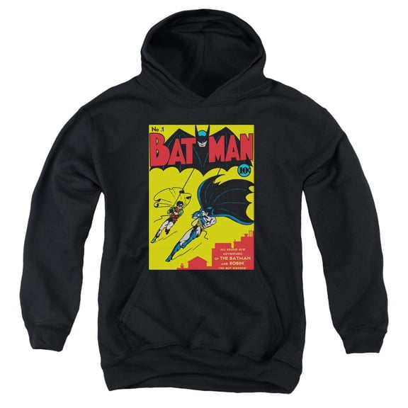 Batman - Batman First - Youth Hooded Sweatshirt - X-Large