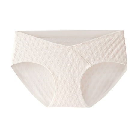 Jamicy Maternity Panties Clearance Women s High Waisted Underwear Cotton No Show Panties Breathable Stretch Seamless Ladies Panty Underpants