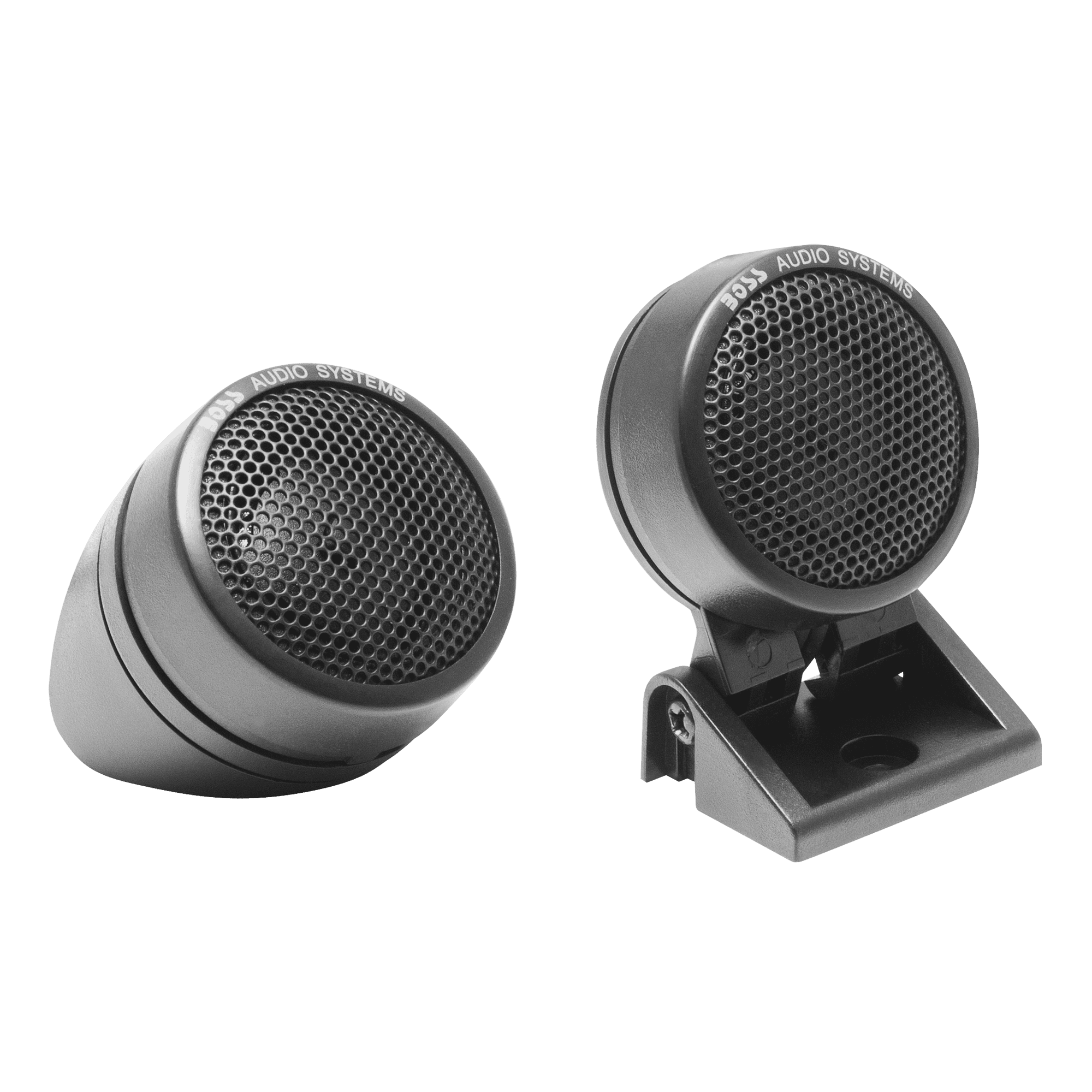 BOSS Audio Systems TW18 Car Audio Door Tweeters - 200 Watts Max, 1 Inch Polyimide Dome, Sold in Pairs, Hook Up To Stereo Speakers Amplifier, Component, Full Range