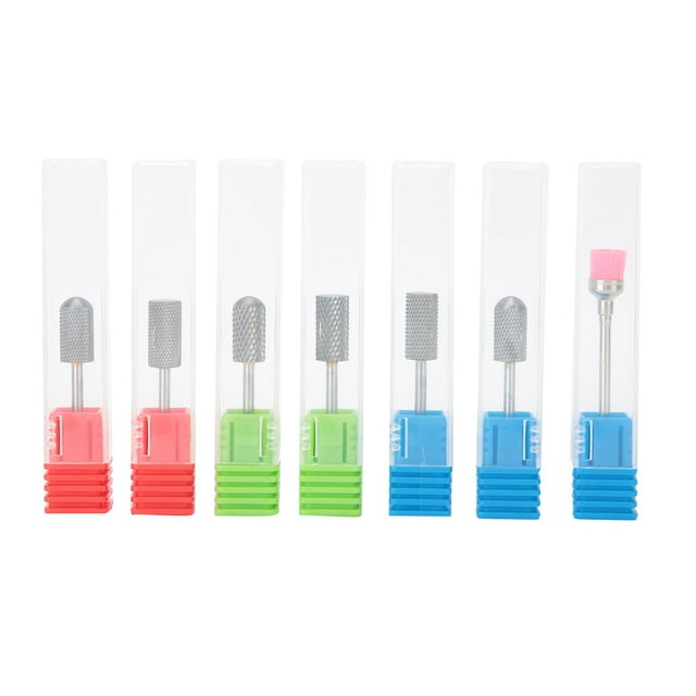Brocas para uñas, broca para uñas de acero de tungsteno, broca eléctrica para manicura, broca para uñas, confiabilidad excepcional