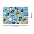 thumbnail image 3 of Uemuo Pirate Marine Animals Printed Door Mat Indoor Doormat 16"x24",Front Back Door Mats Non Slip Entrance Rugs,Inside Doormats for Entryway, 3 of 9