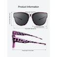 thumbnail image 6 of TINHAO Oversized Fit Over Sunglasses for Women Trendy Wear Over Sunglasses Polarized UV400 Protection for Driving, 6 of 6