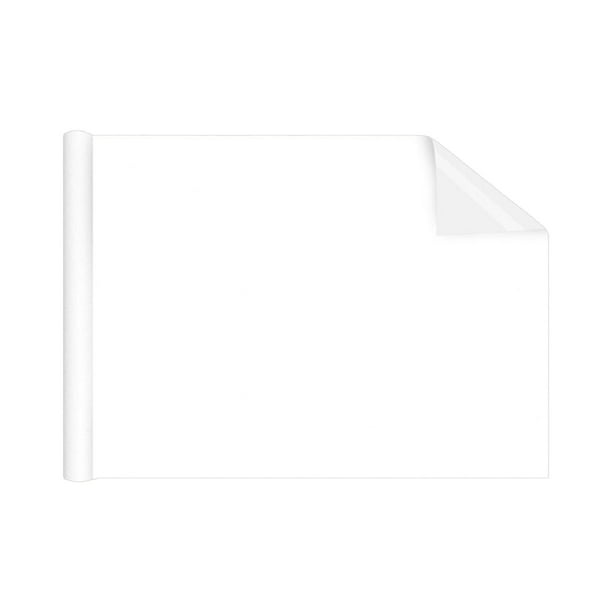 Adhesivo para pizarra blanca de borrado en seco, papel tapiz, bolígrafo despegable, papel de contacto, para niños 60cmx3m blanco