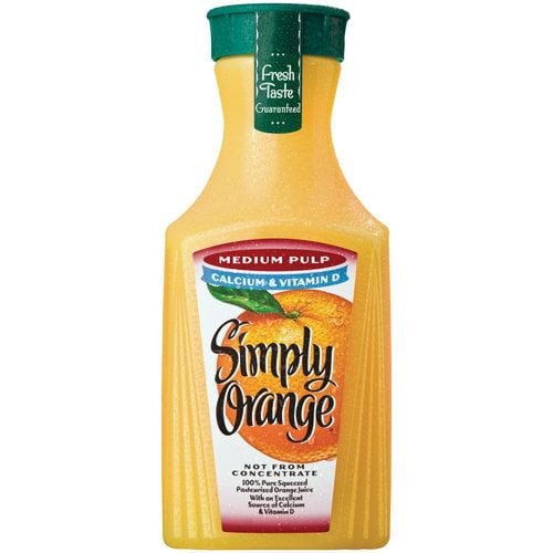 Simply Orange Medium Pulp Orange Juice, 59.1 Fl. Oz ...
