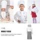 thumbnail image 4 of 1 Set Kids Role Play Chef Costume Children Cooking Coat Baker Hat Apron Chef Cosplay Supplies, 4 of 4