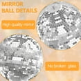 thumbnail image 6 of 12"/16" USB Powered Silver Mirror Disco Ball | Hanging Ring Design | Ideal for Disco Party, Nightclub & Bar Decoration, 6 of 8