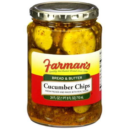 Farman's Bread & Butter Cucumber Chips 24 fl. oz.