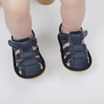 thumbnail image 2 of Baby Boys Girls Summer Sandals 2 Straps Anti Slip Soft Sole Beach Infant Shoes Toddler First Walker Newborn Crib Shoes(3-18Months), 2 of 6
