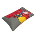 thumbnail image 3 of EasygdpDinosaur Super Hero Cartoon Polyester Fiber Double-Sided Pillowcase,Super Soft,Comfortable And Luxurious Pillowcase,Not Easy To Break Or Deform- 16"X24", 3 of 9