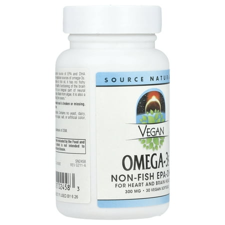 Source Naturals Vegan Omega-3s, 30 Vegan Softgels