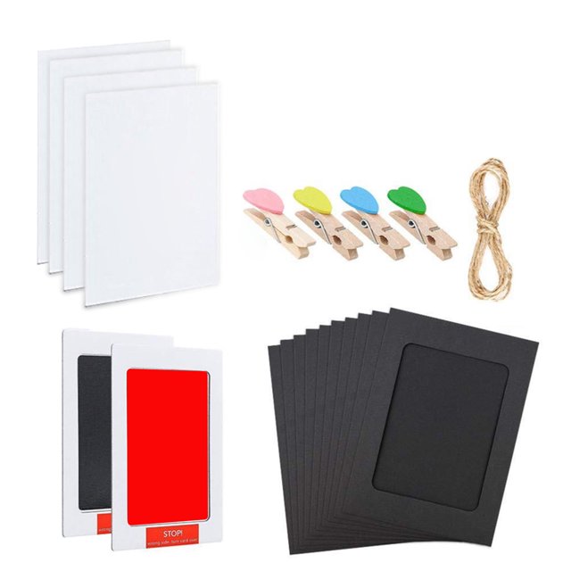 CSChome Cadre Photo Sans Rinçage Empreinte de Main de Bébé DIY Multi-Usage Empreinte d'Animal Cadre Photo
