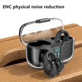 thumbnail image 4 of Noise Cancelling Headphones Wireless Ear Clip Skeleton Conduction Headphones, Bluetooth 5.3 Waterproofs Open Ear Headphones, Apply For Running, Sports, Cycling, Driving Waterproof Earplugs, 4 of 7