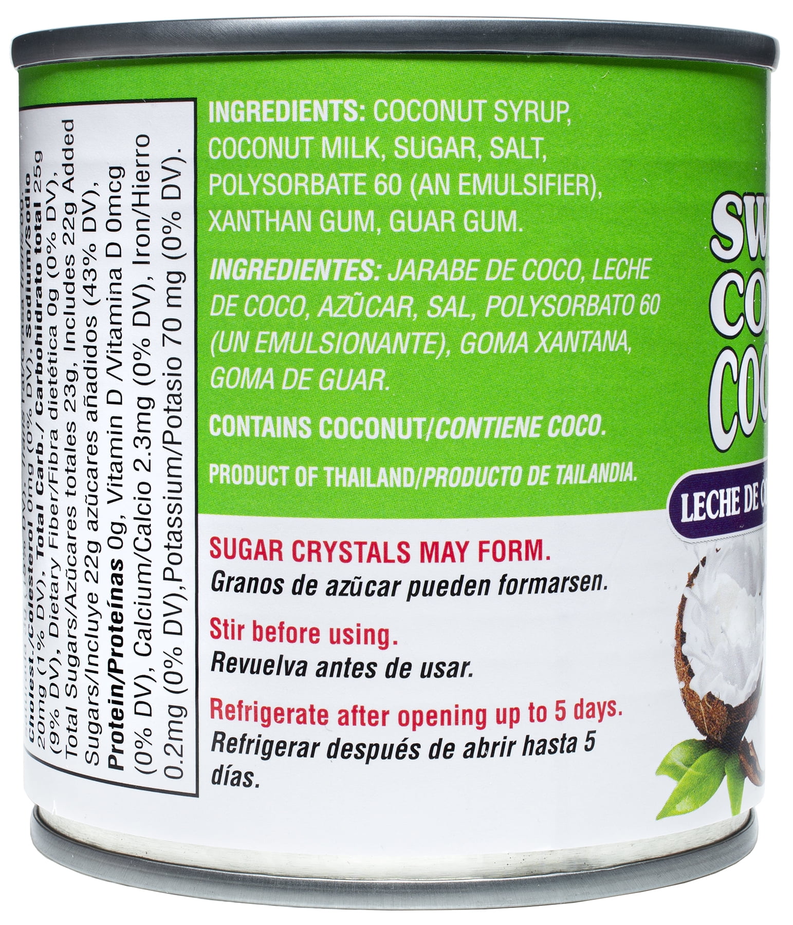 Sweetened Condensed Coconut Mlk