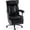 Black, variant on Delmango Executive Office Chair for Big & Tall, USB Charging Port, PU Leather High Back with Footrest, 420lbs Capacity, Electric Recline, Black