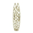 thumbnail image 6 of DecMode 31" Coral Cutout Gold Aluminum Metal Vase, 6 of 13