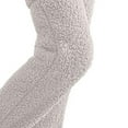 thumbnail image 7 of 1 Pair Winter Floor Socks Thick Double Sided Velvet Solid Color Over-the-knee Length Elastic Anti-slip Warm Cozy Soft Unisex Home Floor Stockings Leg Warmers, 7 of 7