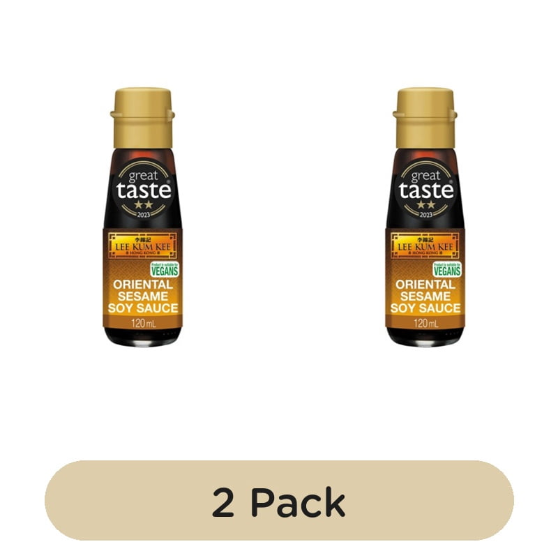 Lee Kum Kee Oriental Sesame Soy 120ml, British Import (Pack of 2)