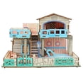 thumbnail image 3 of Seyurigaoka 3D Puzzle Wooden Craft Kit, Boutique Castle Model DIY Building Toys, 3 of 7