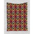 thumbnail image 1 of Abstract Tapestry, Curved Spiral Various Arrows in Vibrant Tones Retro Kitsch Graffiti Artful Pattern, Wall Hanging for Bedroom Living Room Dorm Decor, 40W X 60L Inches, Multicolor, by Ambesonne, 1 of 2