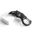 thumbnail image 2 of Mini Cutter Sharp Blade Drop-resistant Foldable Anti-rust Stainless Steel Backpack Hanging Mini Cutter Key Ring Outdoor Supplies-Black, 2 of 8