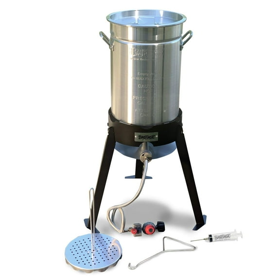 Freidora de pavo Bayou Classic 200-490 28 L, kit de aluminio