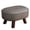 Gray, variant on Small Upholstered Pouf Ottoman Footrest For Couch Comfort Foam Poofs For Living Room Stackable Leather Foot Stool With Wood Legs For Entryway, Bedroom