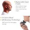 thumbnail image 6 of Genkent Rotary Electric Shaver Rechargeable Bald Head Shaver Beard Trimmer 5 in 1 4D, Valentine's Day Gift for Boyfriend, 6 of 7