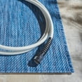 thumbnail image 5 of SAFAVIEH Beach House Tayler Solid Indoor/Outdoor Area Rug, Blue, 6'7" x 6'7" Square, 5 of 11