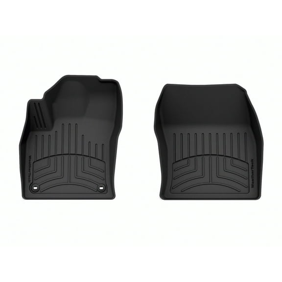 WeatherTech FloorLiner HP Custom Fit Floor Mats compatible with Toyota Prius, Prius Prime - 1st Row (Driver & Passenger), Black