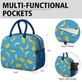thumbnail image 6 of Lunch Bag Lunch Box for Women Reusable Insulated Lunch Bags,Water-Resistant Ripe Banana Print Art Cooler Lunch Tote Bag, Large Capacity for Work Travel Picnic, 6 of 6