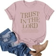 thumbnail image 5 of Womens Faith Over Fear T-Shirt Christian Jesus Loves You Short Sleeve Tees Religious Sayings Bible Verse Inspirational Top, 5 of 5