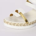 thumbnail image 5 of Mepaouo Women's Slide Sandals Arch Support Slip on Wedge Shoes Comfort Casual Platform Walking Sandal, 5 of 8