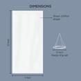 thumbnail image 3 of Kit de cortinas de techo Boldworks para bodas, tienda de campaña, color blanco, 3 of 5