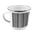 thumbnail image 2 of Retro Steel Camping Mug, Ribbon Like Stripe with Stars Flowers and Hearts Geometric Pattern, Printed Thermal Cup for Camping and Outdoor Activities, by Ambesonne, 2 of 2