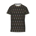 thumbnail image 6 of Honeii Mardi Gras Fleur de Lis Print Youth Short Sleeve T-Shirt,Boys Athletic Shirt,Quick Dry Short Sleeve Performance Moisture Wicking T Shirt, 6 of 6