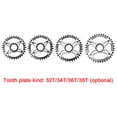 thumbnail image 2 of MEROCA 32T 34T 36T 38T bicicleta de montaña hueco integrado bielas accesorios de bicicleta bicicleta, 2 of 7