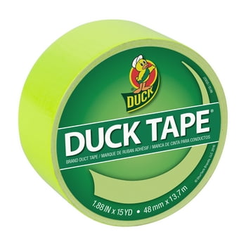 Duck Brand 1.88 in. x 15 yd. Fluorescent Citrus Colored Duct Tape
