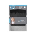 thumbnail image 2 of Bóxer Zaga para Hombre, Largo Microfibra Negro Gris 2 Piezas Talla EG, 2 of 4