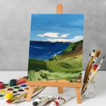 thumbnail image 2 of Outdoor Sketching Easel, Beech Wood Easel, Club Exhibition Base, Folding Oil Painting Easel, Desktop Wooden Easel, Sketchboard Easel 7.8 "* 14", 2 of 8