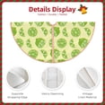 thumbnail image 3 of Sikiie Various Lemons Nativity Christmas Tree Skirt, Jesus Christian Winter Holiday Tree Mat Decoration(30-48IN), 3 of 6